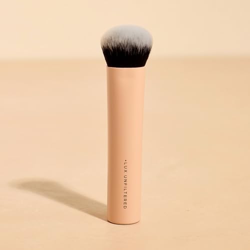 + Lux Unfiltered Perfecting Face Brush, Universal Precision Makeup Brush, Synthetic Bristles + Lux Unfiltered