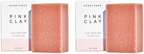 HERBIVORE Gentle Cleansing Bar Soap for Face & Body, Suitable for All Skin Types, Vegan, 4 oz Herbivore