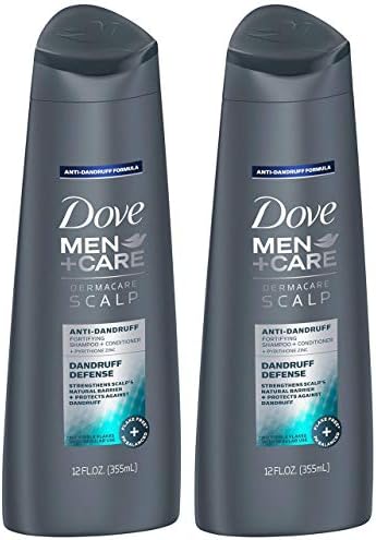 Dove Men+Care Dermacare Scalp 2-in-1 Shampoo + Conditioner, Dandruff Defense, 12 Ounce (Pack of 2) Dove