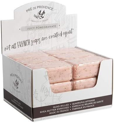 Pre de Provence 150g Soap, Case of 18 - Juicy Pomegranate Pré de Provence