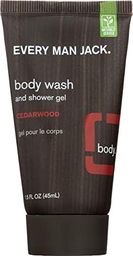 Every Man Jack, Wash Body Cedarwood Travel, 1.5 Fl Oz Every Man Jack