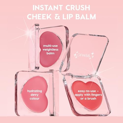 ColourPop Instant Crush Lip and Cheek Tint - Multi-Use Dewy Balm with a Weightless, Long-Lasting Formula - Cream Blush Balm Infused with Shea Butter to Nourish Skin - Adore You Colourpop