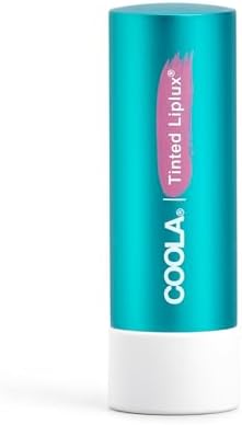 COOLA Organic Liplux Tinted Lip Balm and Sunscreen with SPF 30, Dermatologist Tested Lip Care for Daily Protection, Vegan and Gluten Free, 0.15 Oz Coola