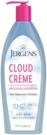 Jergens Cloud Créme Hand Cream, Lotion with Hyaluronic Complex, Non-Greasy & Breathable, 3 oz (Pack of 3) Jergens