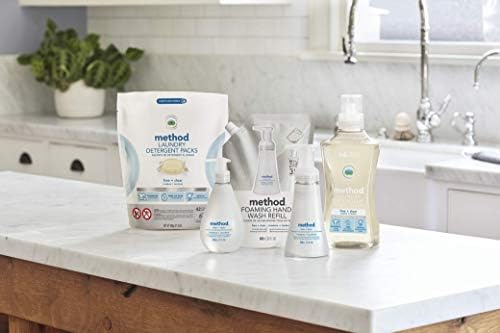 Method Concentrated Laundry Detergent, Free + Clear, 53.5 Fl Oz (Pack of 4), 66 Loads Method