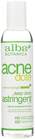 Alba Botanica Acnedote deep clean astringent,6 oz Alba Botanica