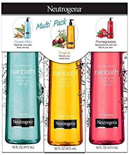 Neutrogena Rainbath Multi-Pack of 3, 1 Original Formula, 1 Pomegranate and 1 Ocean Mist, 16 fl oz bottles Neutrogena