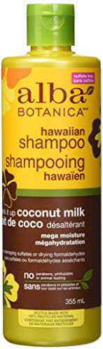 Alba Botanica Hawaiian Shampoo, Coconut Milk 12 oz Alba Botanica