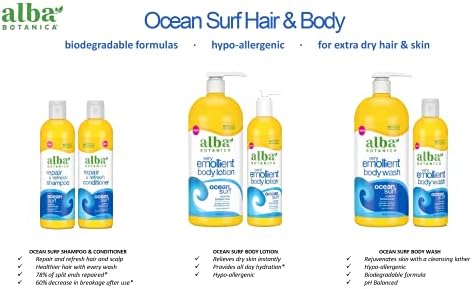 Alba Botanica Repair & Refresh Conditioner, Ocean Surf, 12 Oz Alba Botanica