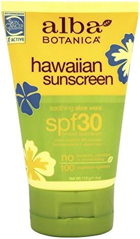 Hawaiian sunscreen aloe vera lotion spf 30 - 2 per Set Alba Botanica