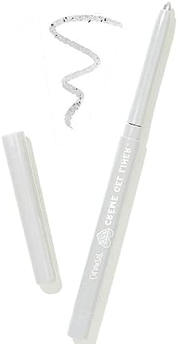 Colourpop ColourPop KICKER Metallic Eyeliner Retractable Pencil Creme Gel (Silver), KICKER - Metallic Silver, 0.2g (0.007 Ounce) Colourpop