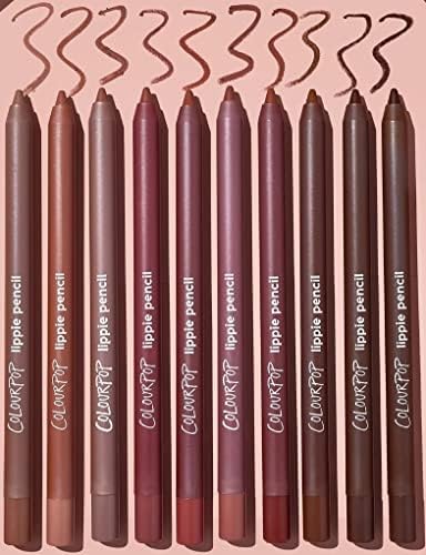 Colourpop "Truth or Bare" Lippie Pencil Vault - Set of 10 Iconic Nude Lip Liners New in Box Colourpop