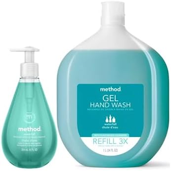 Method Gel Hand Soap Refill Variety, 1 Sea Minerals, 1 French Lavender, 1 Pink Grapefruit, 34 oz each, 3 CT Method