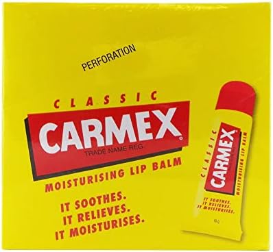 Carmex Lip Balm Original Tube, 0.35 Ounces each (Value Pack of 12) Carmex