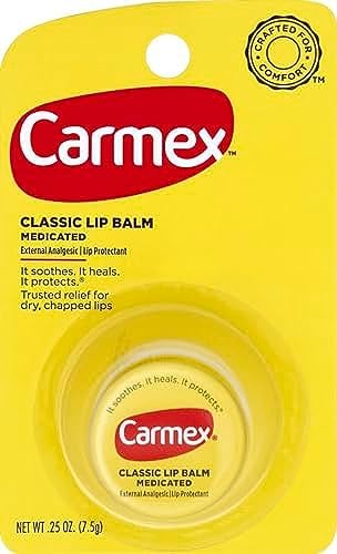 Carmex Classic Lip Balm Medicated 0.25 oz (Pack of 10) Carmex