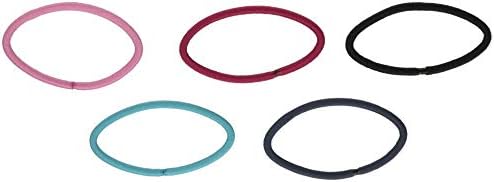 Scunci by Conair Effortless Beauty Large No-damage Pastel Elastics, Hair Ties for Women and Men, Elastic Hair Ties with Medium Hold, Colors May Vary, 30 Pack Conair