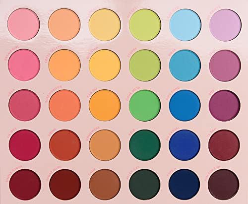 Colourpop Matte About Hue Eyeshadow Palette Mega Rainbow Pressed Powder Colourpop