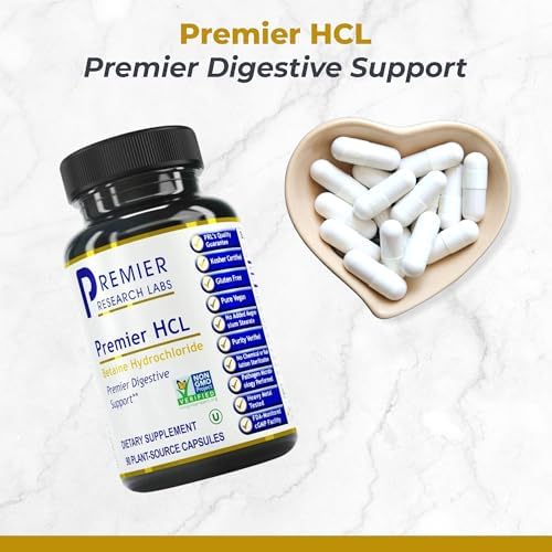 Premier Research Labs Premier HCL - Aids Nutrient Absorption & Digestive Function - Betaine HCL - 90 Plant-Source Capsules - 2 Pack Premier Research Labs