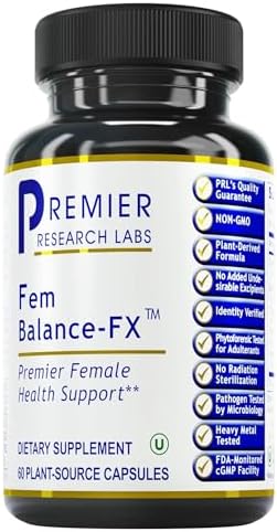 Fem Balance-FX, 60 Capsules, Vegan Product - Comprehensive Female Formula for Premier Female Health Support Premier Research Labs