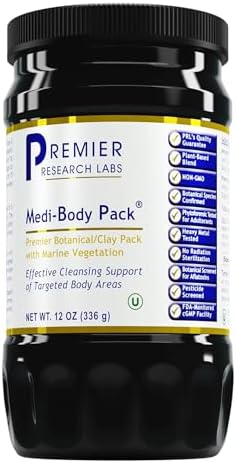 Premier Research Labs Medi-Body Pack - Bentonite Clay Powder, Calcium Bentonite Clay Mud Clay Mask with Added Botanicals, for Men & Women's Beauty, Use on Hair & Skin - 12 oz Premier Research Labs