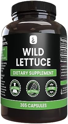 PURE ORIGINAL INGREDIENTS Wild Lettuce (365 Capsules) No Magnesium Or Rice Fillers, Always Pure, Lab Verified Pure Original Ingredients