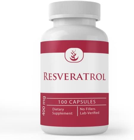 PURE ORIGINAL INGREDIENTS Resveratrol, (100 Capsules) Always Pure, No Additives Or Fillers, Lab Verified Pure Original Ingredients