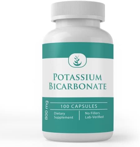 Pure Original Ingredients Potassium Bicarbonate, (100 Capsules) Always Pure, No Additives or Fillers, Lab Verified Pure Original Ingredients