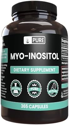 Pure Original Ingredients Myo-Inositol (365 Capsules) No Magnesium Or Rice Fillers, Always Pure, Lab Verified Pure Organic Ingredients