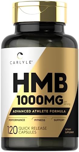 Carlyle HMB Supplement | 1000 mg | 120 Capsules | for Men & Women | Non-GMO and Gluten Free Athlete Formula Carlyle