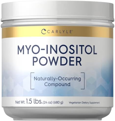 Carlyle Myo-Inositol Powder Supplement | 1.5 lbs | Naturally Occuring Compound | Vegetarian, Non-GMO, Gluten Free Carlyle