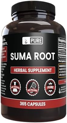 PURE ORIGINAL INGREDIENTS Suma Root (365 Capsule), No Magnesium or Rice Fillers, Always Pure, Lab Verified Pure Original Ingredients