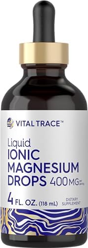 Carlyle Liquid Ionic Magnesium 400 mg | 4 oz | Vegetarian, Non-GMO & Gluten Free Supplement | Vital Trace Carlyle