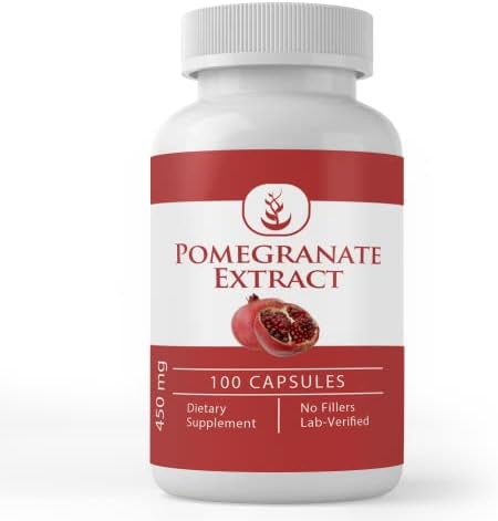 Pure Original Ingredients Pomegranate Extract, Always Pure, No Additives Or Fillers, Lab Verified (100 Capsules) Pure Organic Ingredients