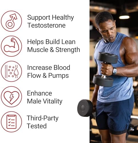 Force Factor Test X180 Alpha, Testosterone Booster for Men, Testosterone Supplement with L-Citrulline to Help Build Muscle and Strength, Boost Nitric Oxide for Performance, 120 Count (Pack of 3) Force Factor