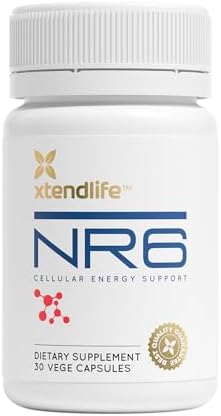 Xtendlife NR6 Advanced NAD+ Supplement with Resveratrol and Nicotinamide Riboside - for Anti-Aging, Focus, Energy - 30 Day Supply Xtendlife