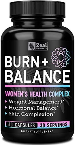 Zeal Naturals Weight Loss Support for Women + Daily Balance Vitmains (Iron, Vitamin D, Setria®, Folate) Premium Diet Support Pills for Women+ Multivitamin and Hormone Support Zeal Naturals