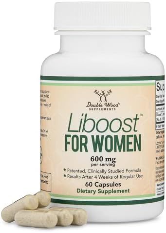 Libido Booster for Women - Liboost (Damiana Leaf Extract) is Patented and Clinically Studied Libido Support for Women (Fast Acting - Clinical Results in just 4 Weeks of Daily Use) by Double Wood Double Wood Supplements