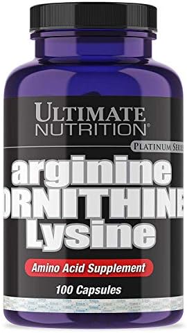 Ultimate Nutrition Arginine Ornithine Lysine -with L-Arginine, L-Ornithine, L-Lysine -Triple Amino Acid Supplement Ultimate Nutrition