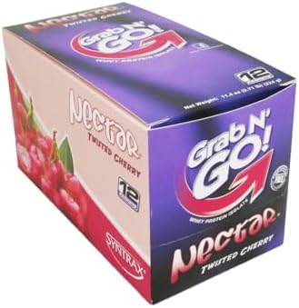 Nectar Grab N' Go, Twisted Cherry, 12 packets, 27 grams per packet Syntrax