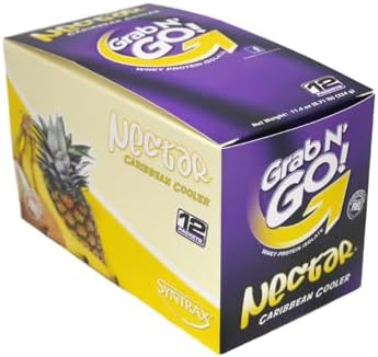 Nectar Grab N' Go, Caribbean Cooler, 12 packets, 27 grams per packet Syntrax