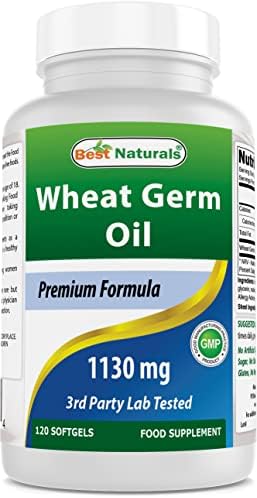 Best Naturals Wheat Germ Oil 1130 mg 120 Softgels Best Naturals