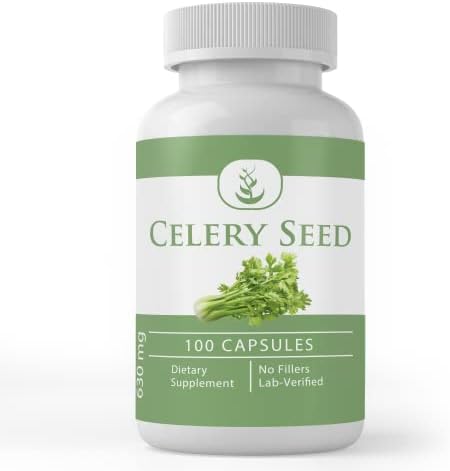 PURE ORIGINAL INGREDIENTS Celery Seed (100 Capsules) Pure Original Ingredients