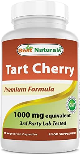 Best Naturals Tart Cherry Extract 1000 mg 60 Vcaps Best Naturals