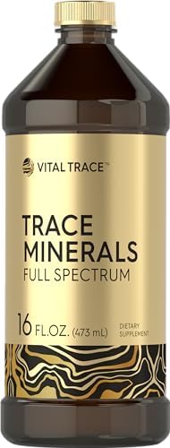 Carlyle Trace Minerals | 16 fl oz | Full Spectrum Minerals Supplement | Vegetarian, Non-GMO and Gluten Free Liquid | by Vital Trace Carlyle