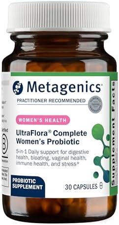 Metagenics Ultraflora Complete Women's Probiotic - 5-in-1 Multi-Benefit Probiotic for Women* - Supports Digestive, Immune, Vaginal, Urogenital Health* - 30 Capsules Metagenics