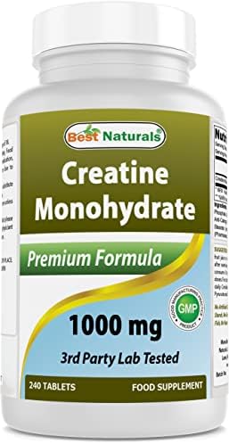 Best Naturals Creatine Monohydrate 1000 mg 240 Tablets Best Naturals