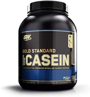 Optimum Nutrition Gold Standard 100% Micellar Casein Protein Powder, Slow Digesting, Helps Keep You Full, Overnight Muscle Recovery, Chocolate Supreme, 4 Pound (Packaging May Vary) Optimum Nutrition