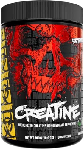 Mutant Creatine - Creatine Monohydrate Micronized Powder - Creatine Powder Supplement for Enhanced high-Intensity Performance - 60 Servings- 300 g - Unflavored Mutant