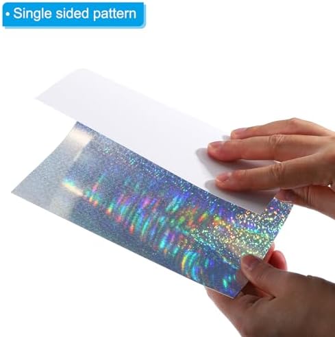 PATIKIL 12"x12" Holographic Cardstock, 10 Pack Metallic Iridescent Mirror Paper Foil Board Reflective Sheets for Scrapbook Poster DIY Craft, Style 2 Patikil