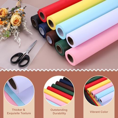 MECCANIXITY Easel Paper Roll, 17 Inch x 33 ft Black Wrapping Paper Roll, Color Craft Paper Roll for Paper Art Supplies, DIY Crafting, Drawing, Painting Meccanixity